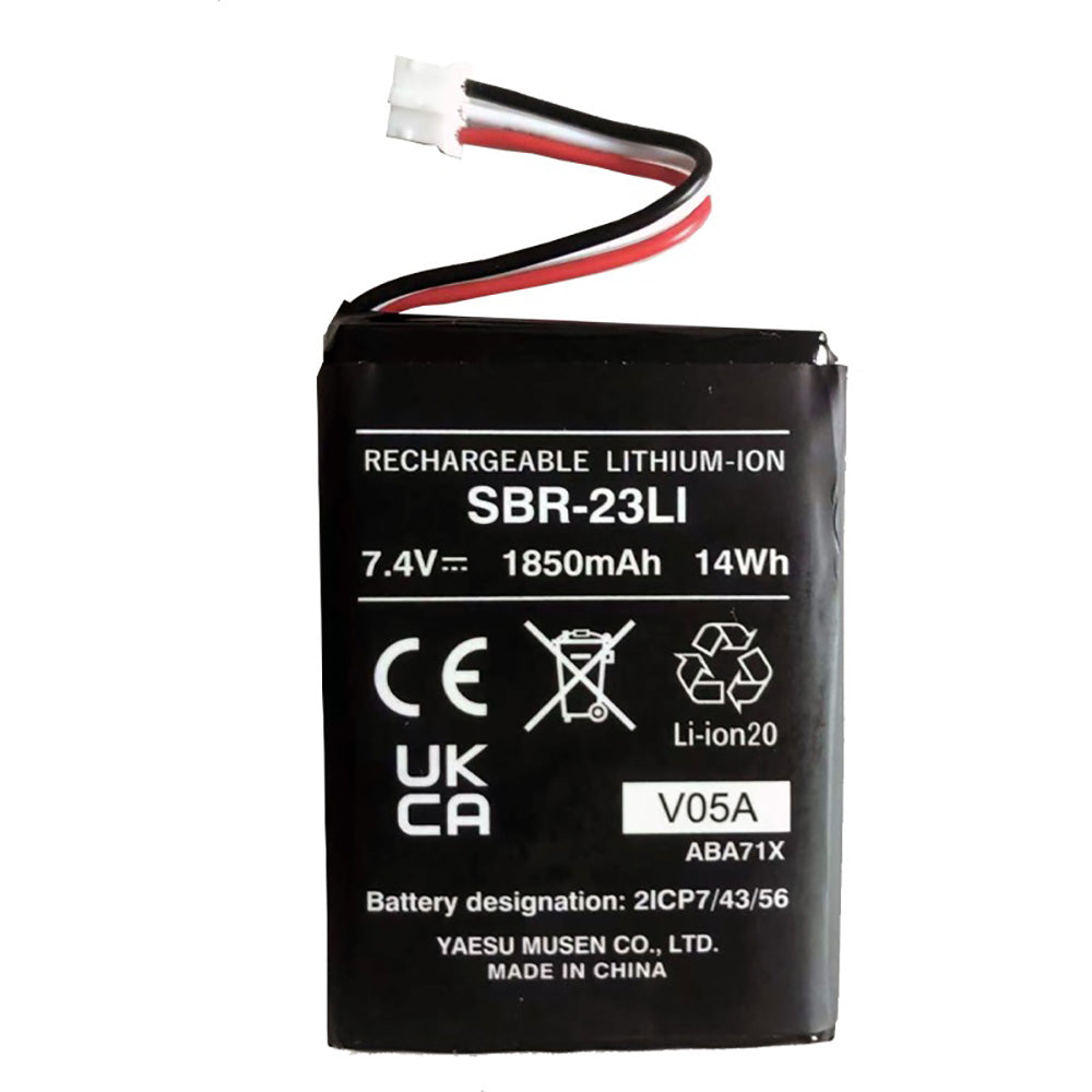 Standard Horizon SBR23LI LiIon Battery Pack fHX210 HX40 SBR23LI